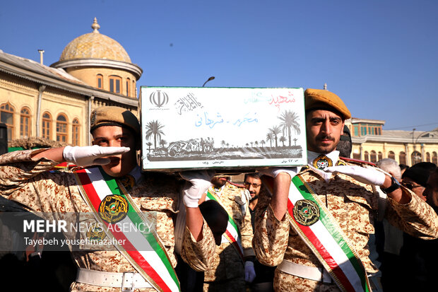 تشییع شهدای گمنام در همدان