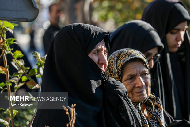تشییع پیکر شهدای گمنام در سمنان