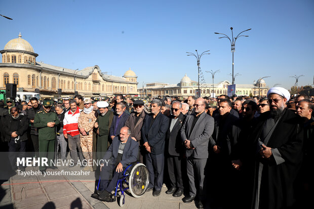 تشییع شهدای گمنام در همدان