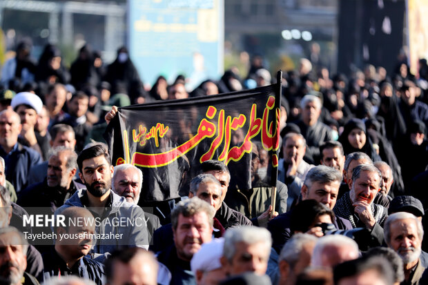 تشییع شهدای گمنام در همدان