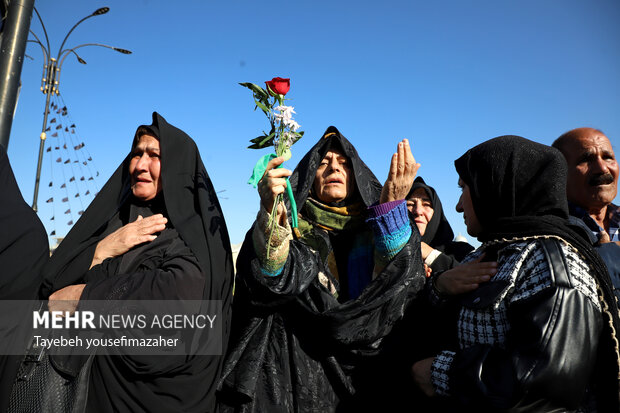 تشییع شهدای گمنام در همدان