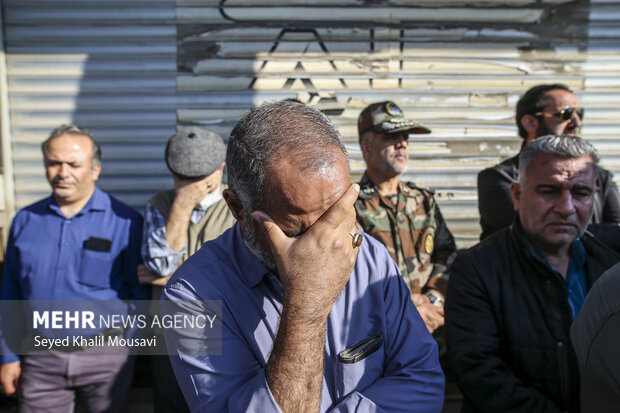 تشییع ۸ شهید گمنام دفاع مقدس در اهواز