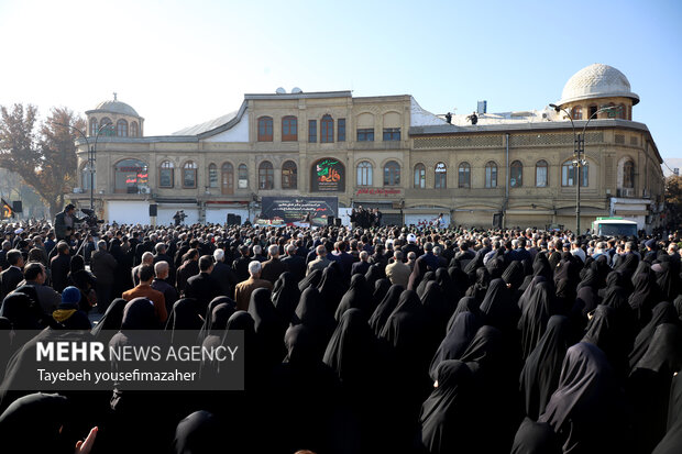 تشییع شهدای گمنام در همدان
