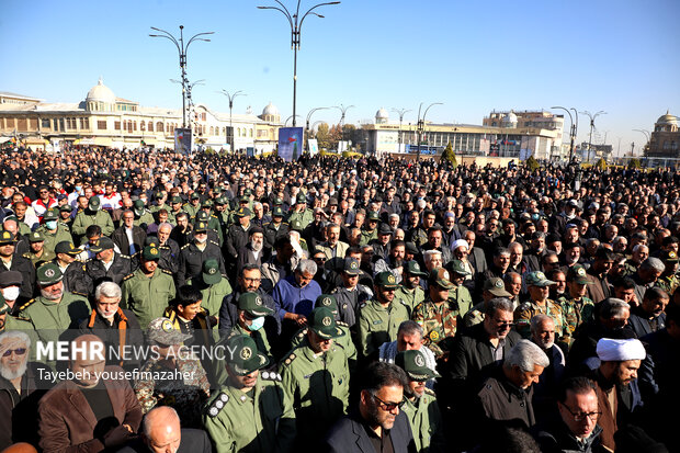 تشییع شهدای گمنام در همدان