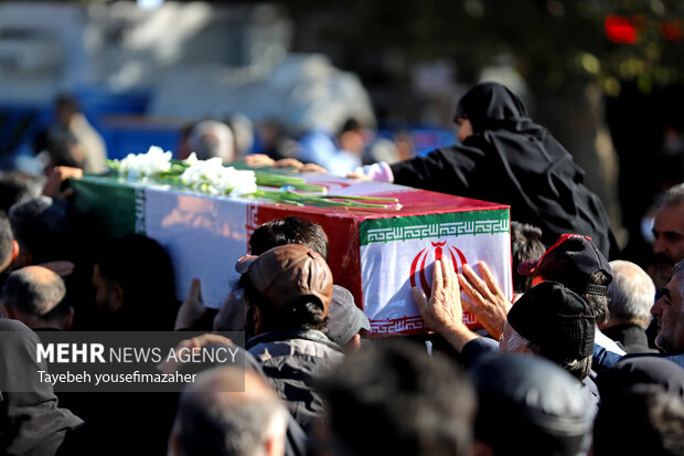 تشییع شهدای گمنام در همدان