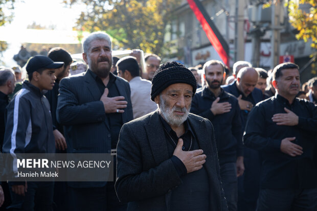 مراسم تشییع ۵ شهید گمنام گرگان