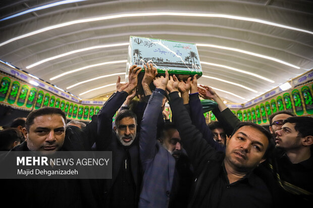 مراسم تشییع پیکر مطهر «شهدای خوشنام» در یزد