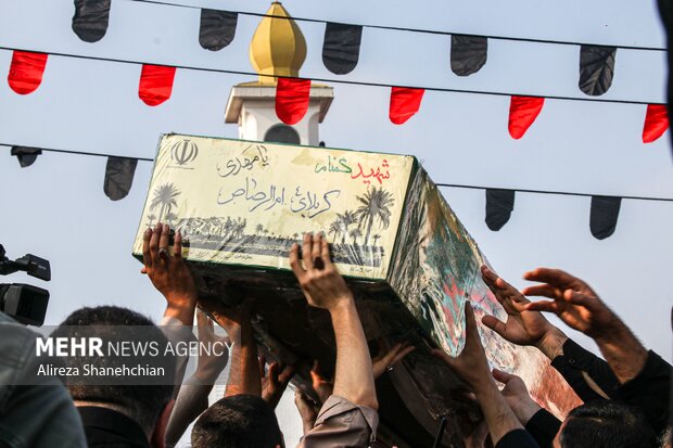 میزبانی پرشکوه گیلانیان از هفت شهید گمنام در اجتماع بزرگ فاطمیون رشت