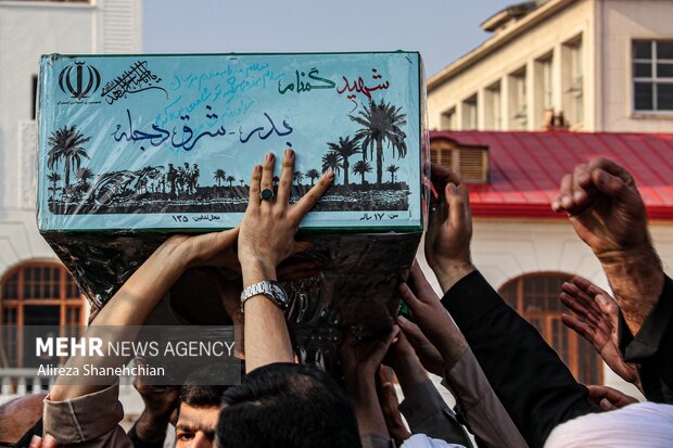 میزبانی پرشکوه گیلانیان از هفت شهید گمنام در اجتماع بزرگ فاطمیون رشت