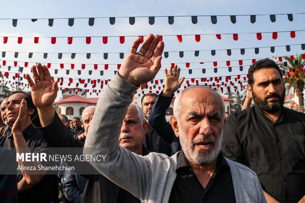 میزبانی پرشکوه گیلانیان از هفت شهید گمنام در اجتماع بزرگ فاطمیون رشت