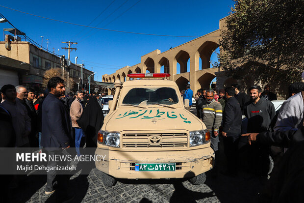 مراسم تشییع پیکر مطهر «شهدای خوشنام» در یزد