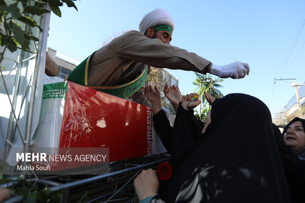 برگزاری آیین تشییع شهدای گمنام در اراک