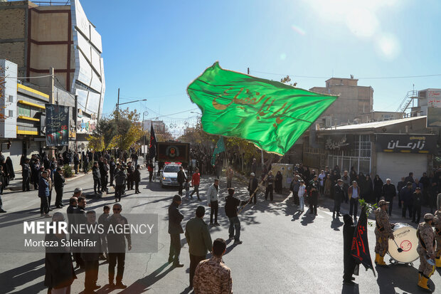 تشییع باشکوه 6شهید گمنام در شهرکرد بام ایران