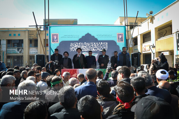 تشییع باشکوه 6شهید گمنام در شهرکرد بام ایران