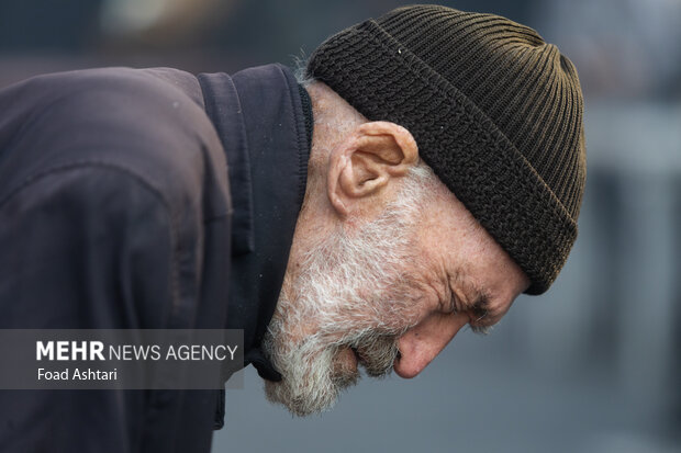 مراسم عزاداری شهادت حضرت زهرا (س) در میدان هفتم تیر