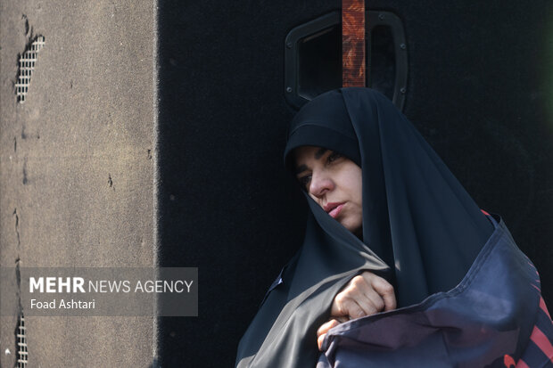 مراسم عزاداری شهادت حضرت زهرا (س) در میدان هفتم تیر