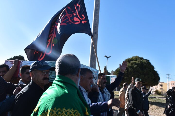 تشییع شهدای خوش‌نام بر دستان عزاداران فاطمی در یاسوج