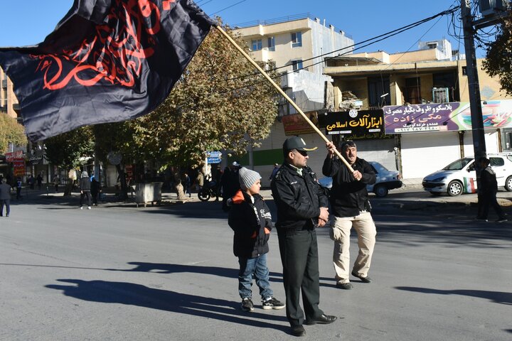 تشییع شهدای خوش‌نام بر دستان عزاداران فاطمی در یاسوج