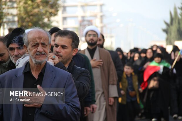 آستارا در ماتم بانوی دو عالم