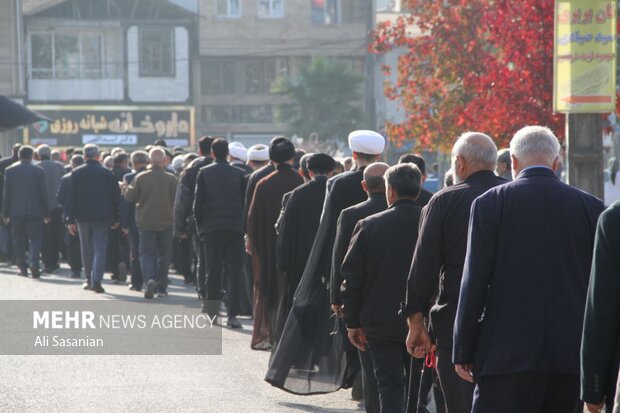 آستارا در ماتم بانوی دو عالم