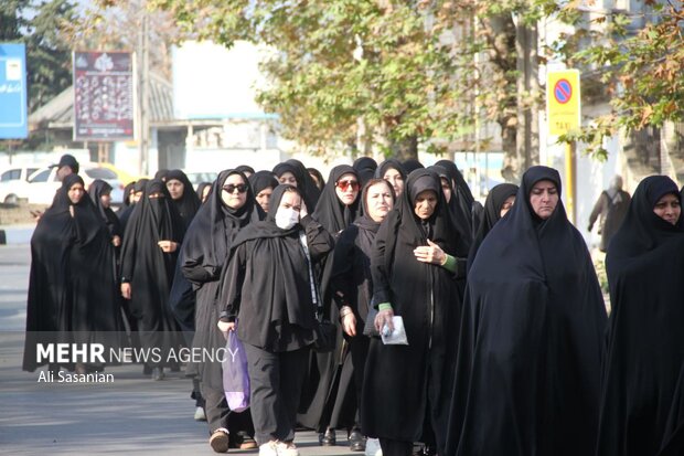 آستارا در ماتم بانوی دو عالم