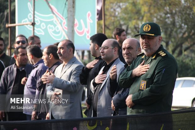 آستارا در ماتم بانوی دو عالم