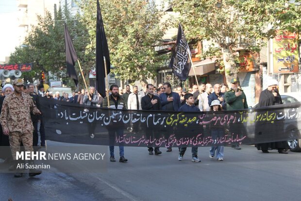 آستارا در ماتم بانوی دو عالم