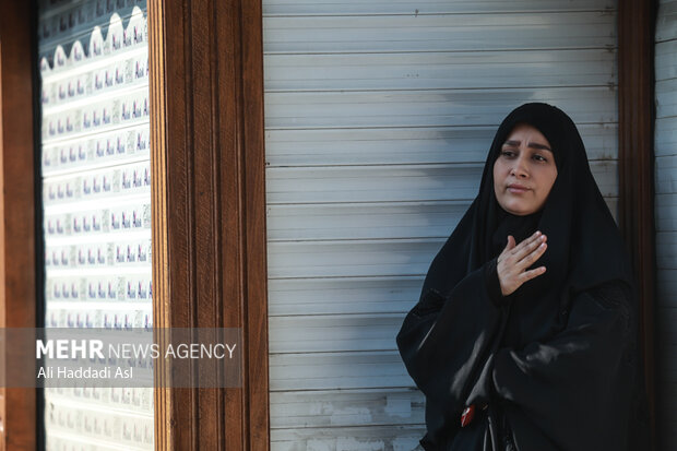 مراسم عزاداری شهادت حضرت زهرا (س) در میدان جهاد