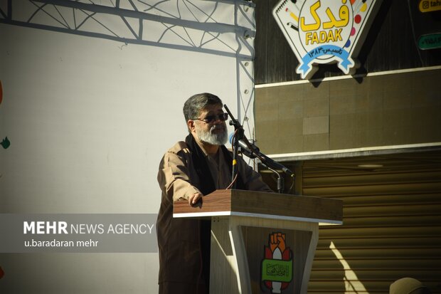 مراسم تشییع شهدای گمنام در زاهدان