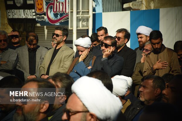 مراسم تشییع شهدای گمنام در زاهدان