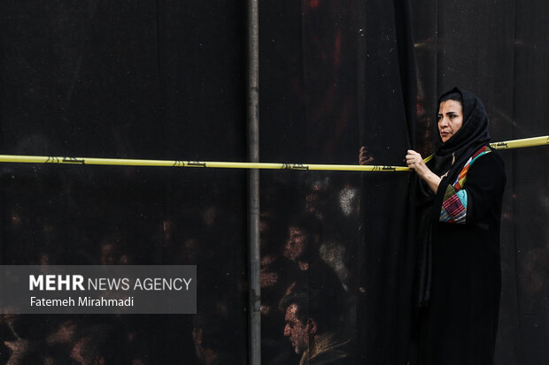 مراسم عزاداری شهادت حضرت زهرا (س) در میدان نبوت