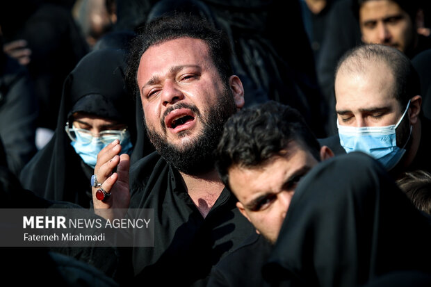 مراسم عزاداری شهادت حضرت زهرا (س) در میدان نبوت