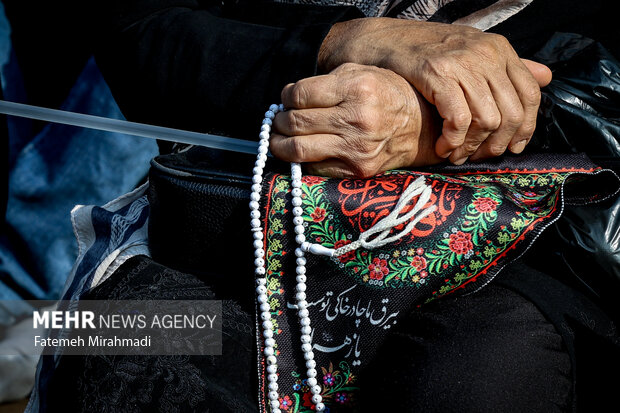 مراسم عزاداری شهادت حضرت زهرا (س) در میدان نبوت