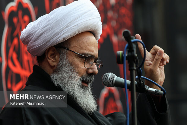 مراسم عزاداری شهادت حضرت زهرا (س) در میدان نبوت