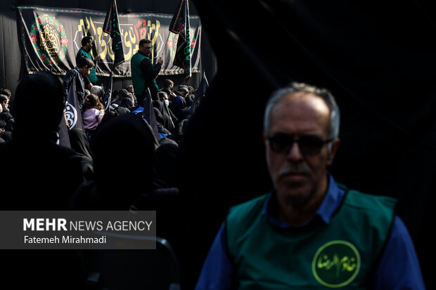 مراسم عزاداری شهادت حضرت زهرا (س) در میدان نبوت