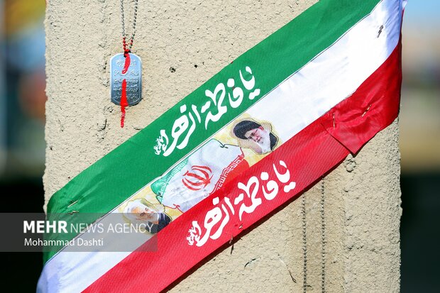 تشییع پیکر شهید گمنام در روستای آق قاسملوی مشگین شهر