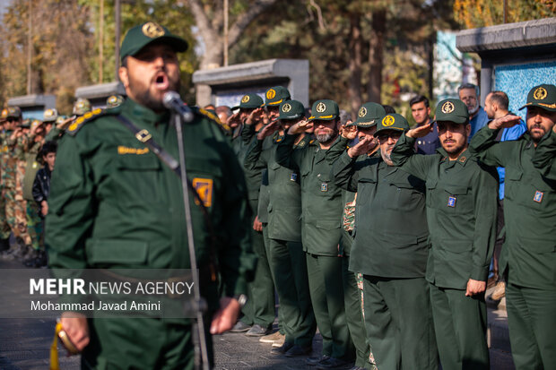 تشییع پیکر شهدای گمنام دفاع مقدس در قزوین