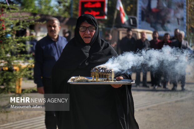 تشییع پیکر مطهر شهدای گمنام دفاع مقدس در ساری