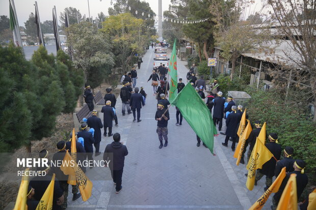 مراسم عزاداری شهادت حضرت زهرا (س) در بهشت حضرت زهرا (س)