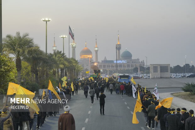 مراسم عزاداری شهادت حضرت زهرا (س) در بهشت حضرت زهرا (س)