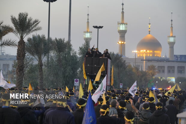 مراسم عزاداری شهادت حضرت زهرا (س) در بهشت حضرت زهرا (س)