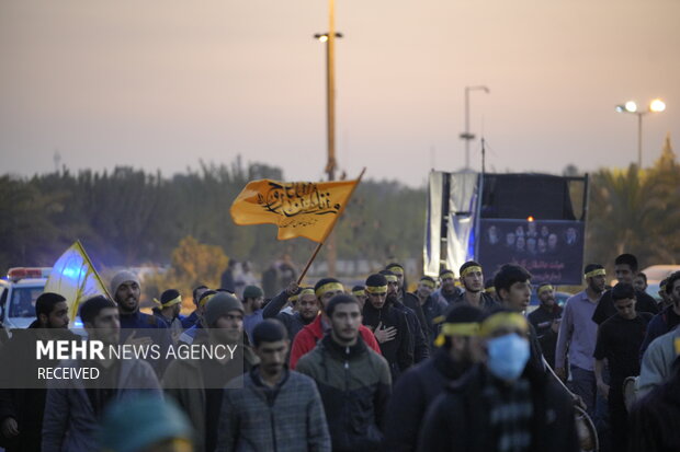 مراسم عزاداری شهادت حضرت زهرا (س) در بهشت حضرت زهرا (س)