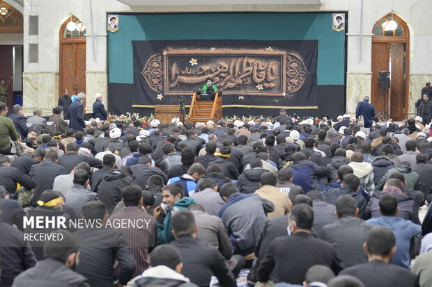 مراسم عزاداری شهادت حضرت زهرا (س) در بهشت حضرت زهرا (س)