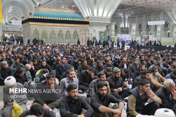 مراسم عزاداری شهادت حضرت زهرا (س) در بهشت حضرت زهرا (س)