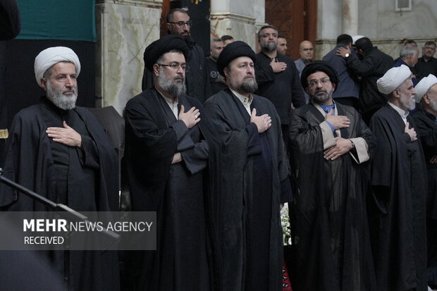 مراسم عزاداری شهادت حضرت زهرا (س) در بهشت حضرت زهرا (س)