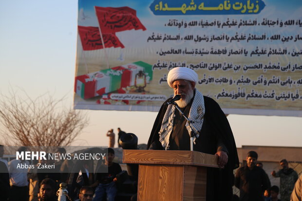 تشییع و تدفین شهید گمنام در میناب