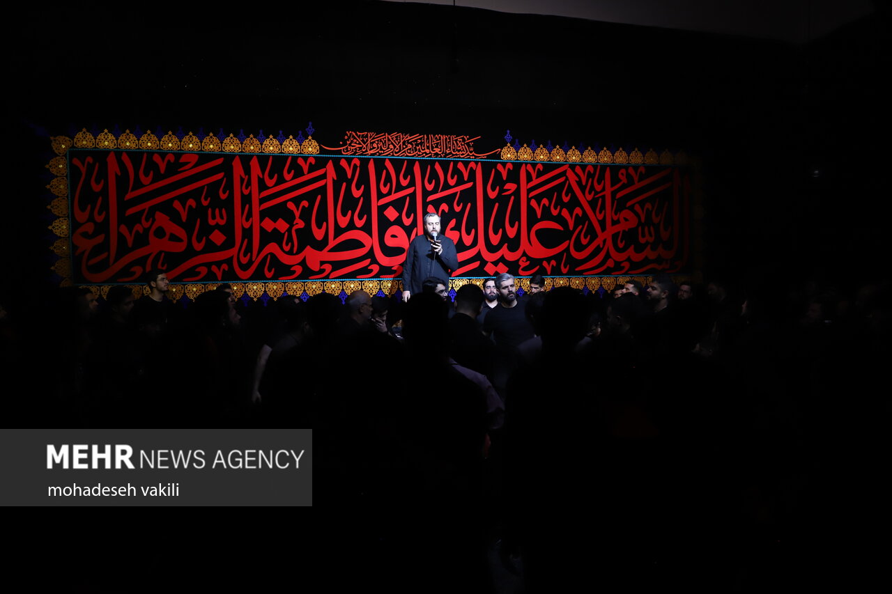 عزاداری شب شهادت حضرت فاطمه (س) در زاهدان