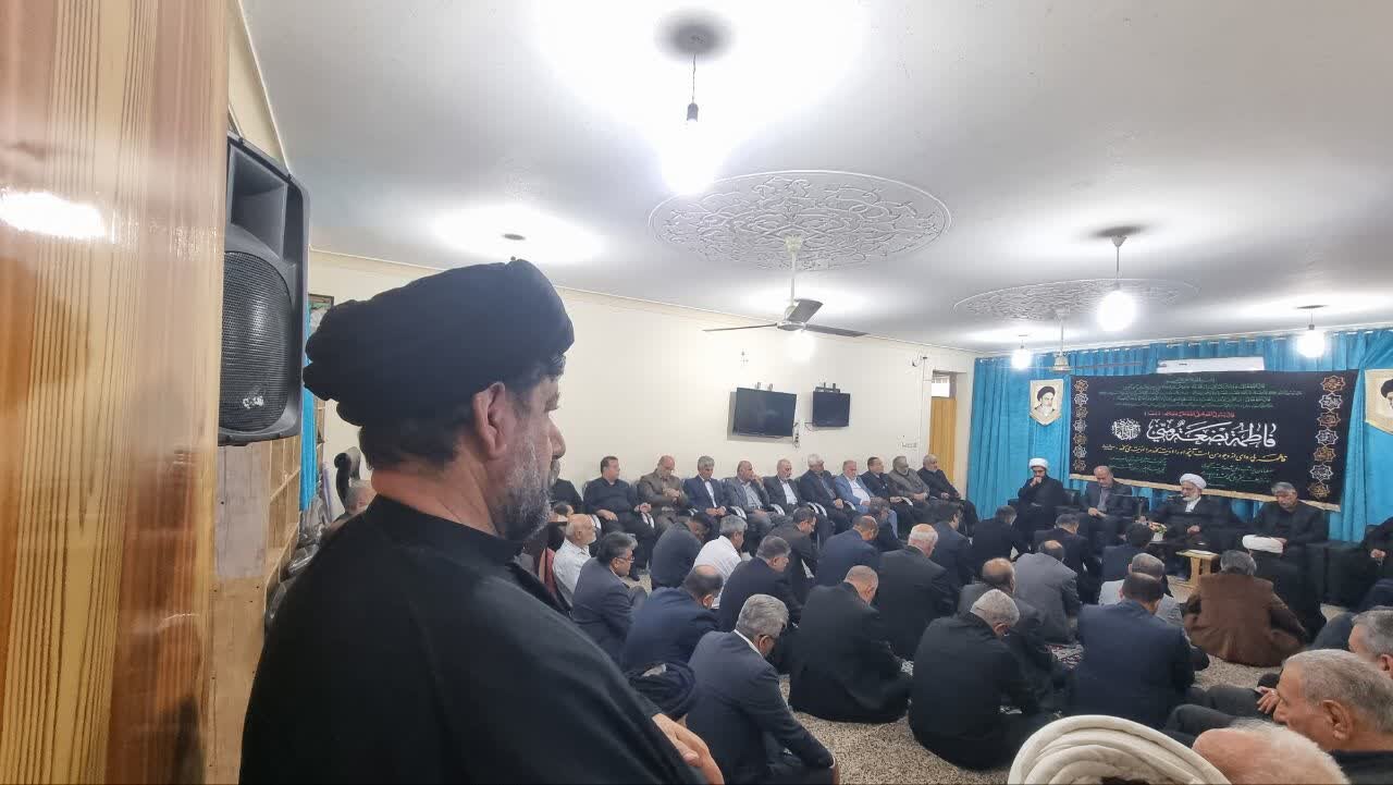 مراسم سوگواری شهادت حضرت فاطمه زهرا (س) در گناوه برگزار شد