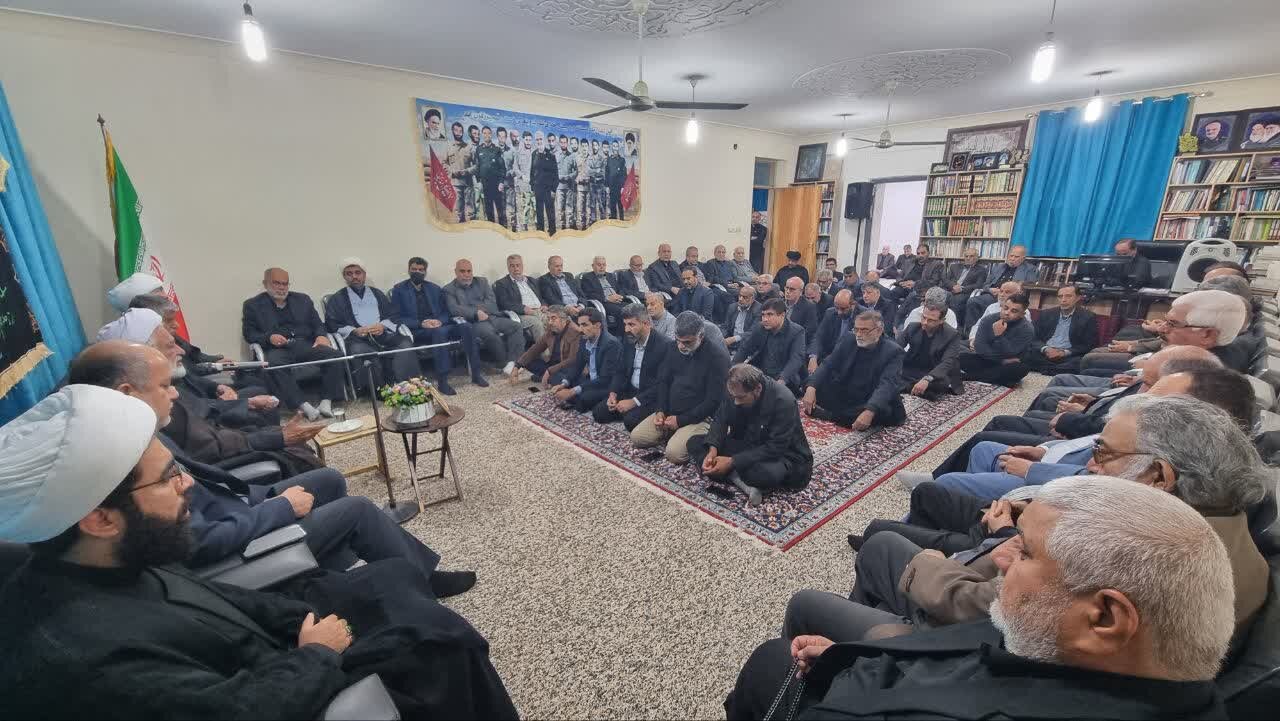 مراسم سوگواری شهادت حضرت فاطمه زهرا (س) در گناوه برگزار شد