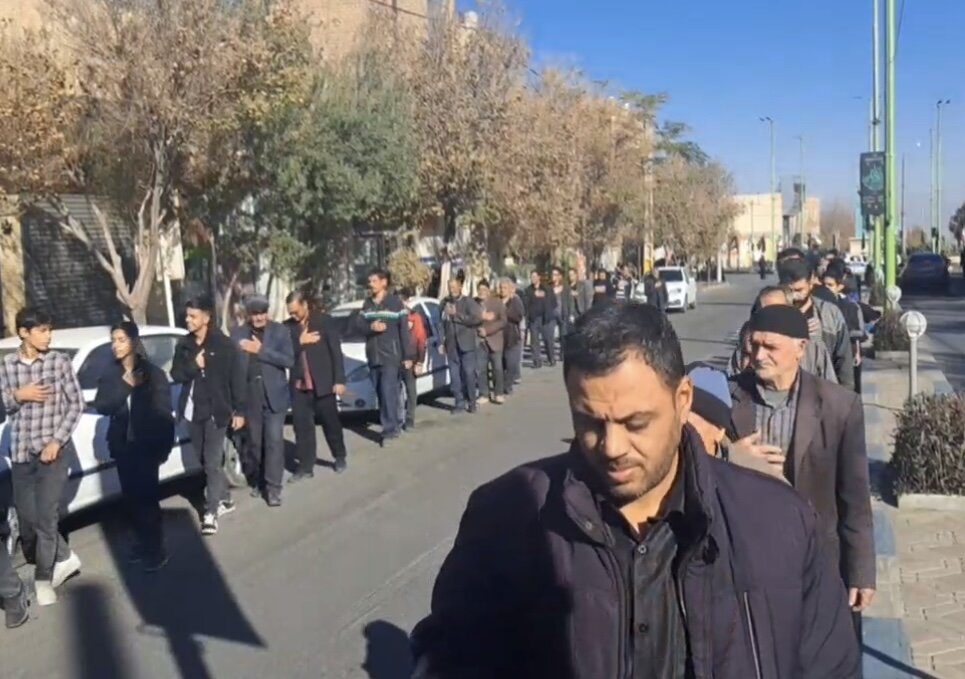 عزاداری روز شهادت حضرت فاطمه زهرا سلام الله علیها در اردستان